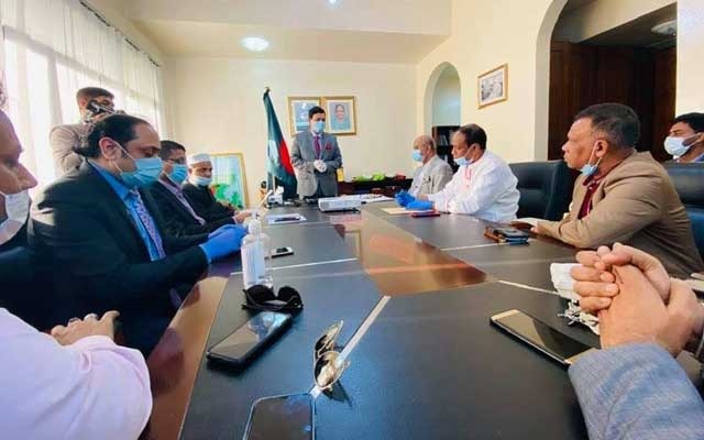 প্রধানমন্ত্রীর উদ্দেশে বঙ্গবন্ধু পরিষদ আবুধাবির স্মারকলিপি